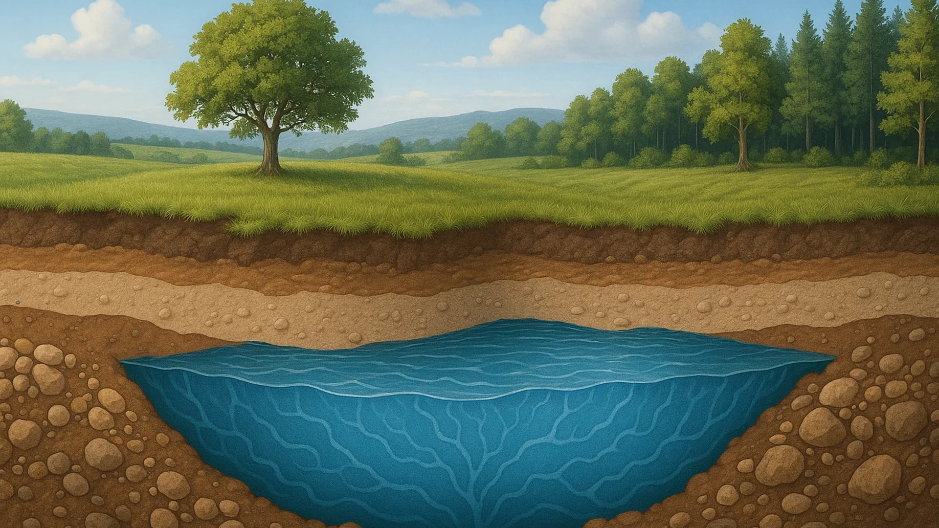 Arid ground surveyed for groundwater by VMF